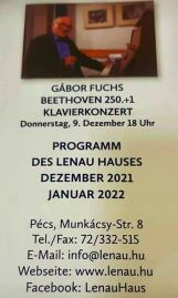 Pécsi koncert plakátja