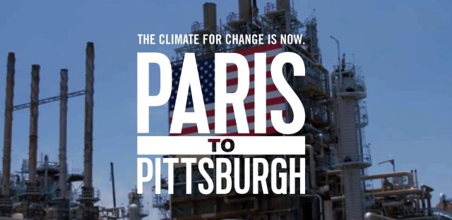 Március 26-án mutatták be New Yorkban, az egyik legismertebb felsőoktatási intézmény, a Hunter College Közpolitikai Intézetében, a Roosevelt House-ban az érdeklődőknek, a nemzetközi sajtó képviselőinek a Bloomberg Philanthropy, a National Geographic, illetve a Radical Media környezetvédelemről szóló From Paris to Pittsburgh című dokumentumfilmjét. Tudósítóként jelen voltam a filmbemutatón.