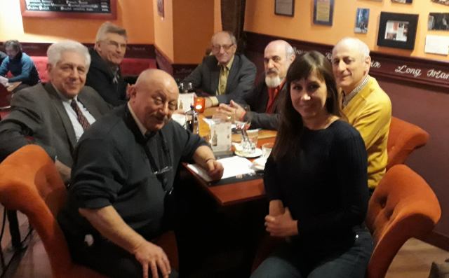 The meeting of the President of the Hungarian Public Relations Association, and the Member Emeritus' Body of the HuPRA. Zsófia Lakatos, President, György Tábori, Peter Sárosi, Csaba Galánfy, József Ferling, Tamas Barat 